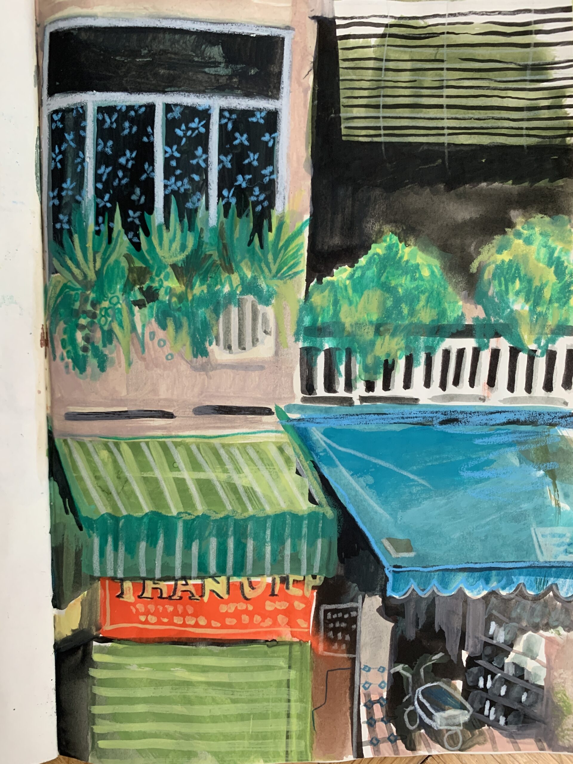 Skizzenbuch Hongkong und Vietnam